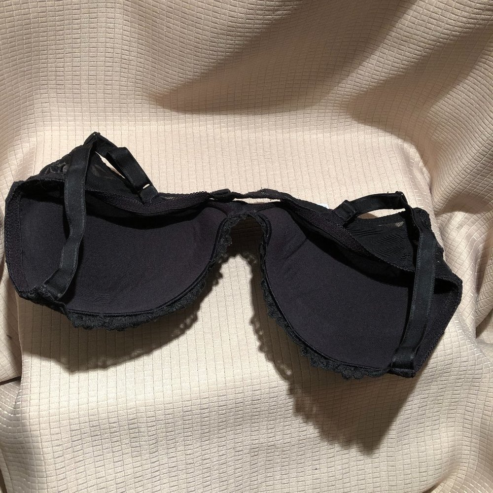 Wonderbra Push Up Black Laced Push Up Bra, 38d - image 2